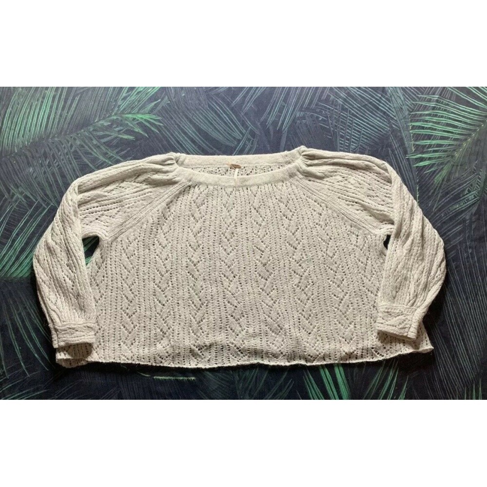 Free People Oversized loose Knit Sweater S